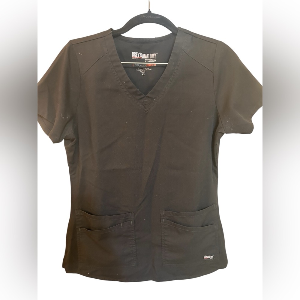 Grey's Anatomy Women's Dark Gray Short Sleeve Top